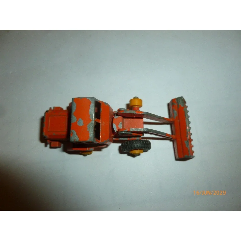 Vintage Matchbox‎ Lesney No 69 Tractor Shovel Orange Diecast Construction Toy UK